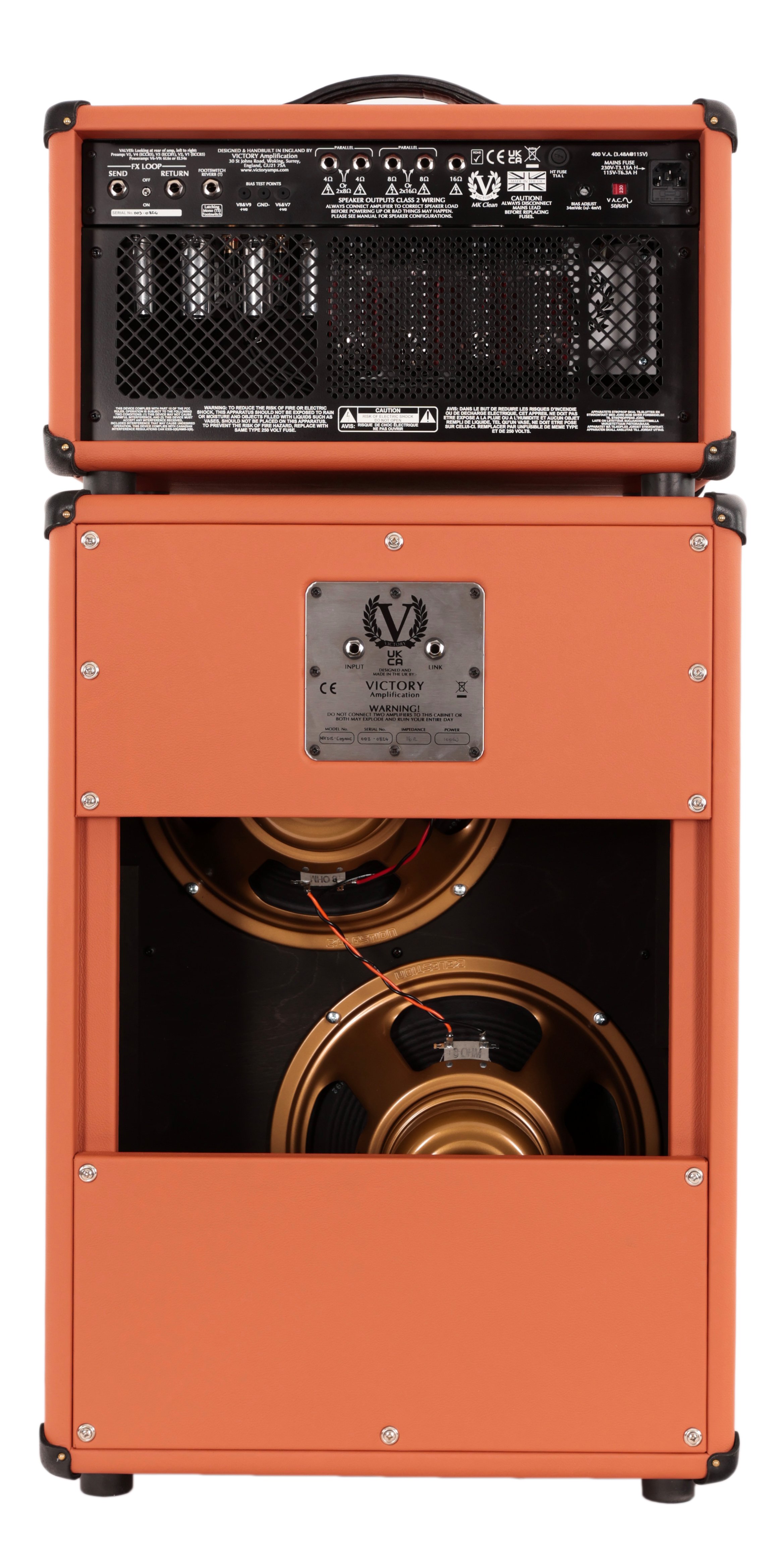 Victory MK Clean 100w Handwired Valve Amp Head and 2x12 Cab in
